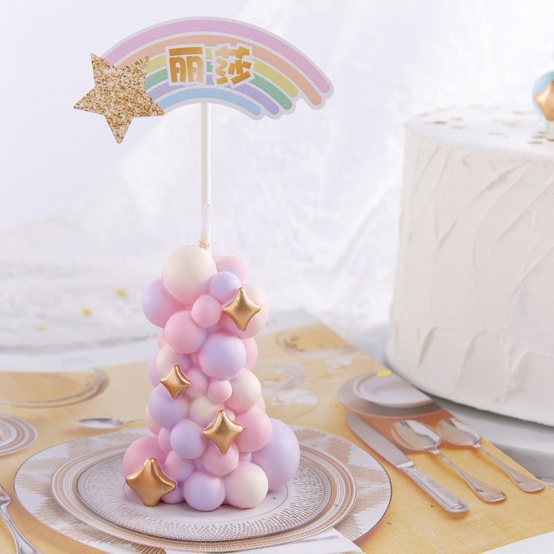 Colorful balloon pillar candle - đánh giá và giá Paraffin Wax