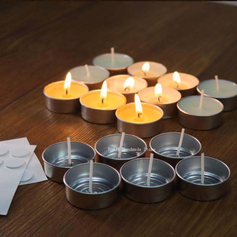 Empty Tea Wax Circular Aluminu - đánh giá và giá Candle Containers