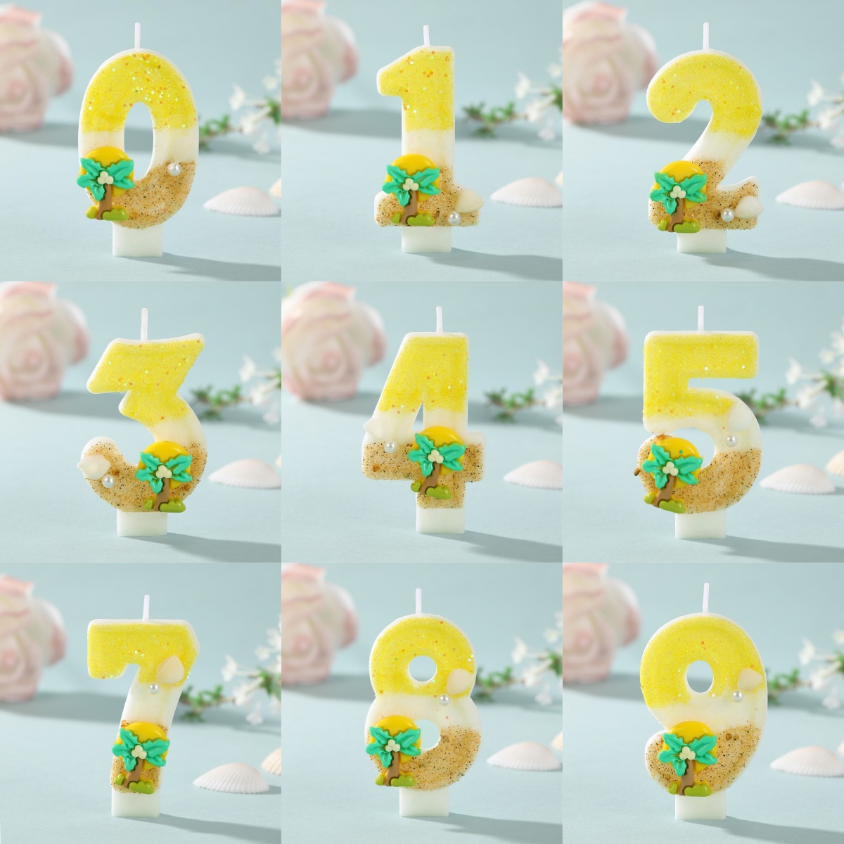 New Number Cake Candle Coconut - đánh giá và giá Paraffin Wax