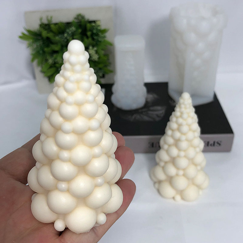 3D Bubble Christmas Tree Silic - đánh giá và giá Candle Making Kit