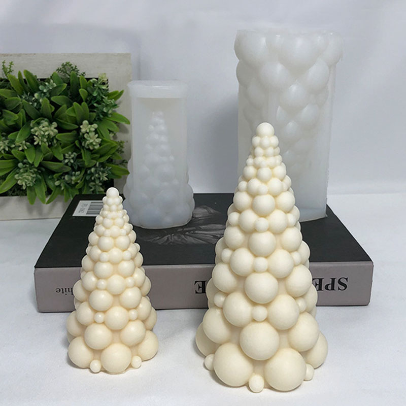 3D Bubble Christmas Tree Silic - đánh giá và giá Candle Making Kit