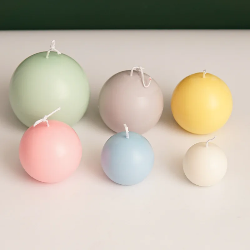 5-8cm Spherical Candle Plastic - đánh giá và giá Candle Making Kit