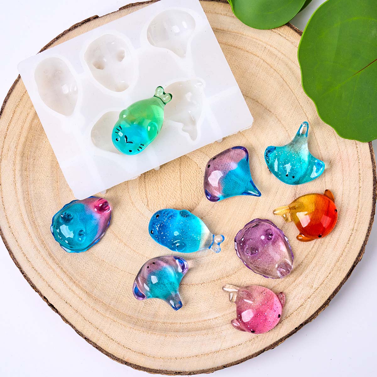 3D Healing Kawaii Manta Ray Wh - đánh giá và giá Candle Molds