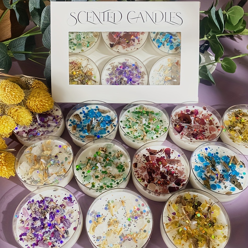 Set of 6 Scented Candles Fragr - đánh giá và giá Candle Fragrance