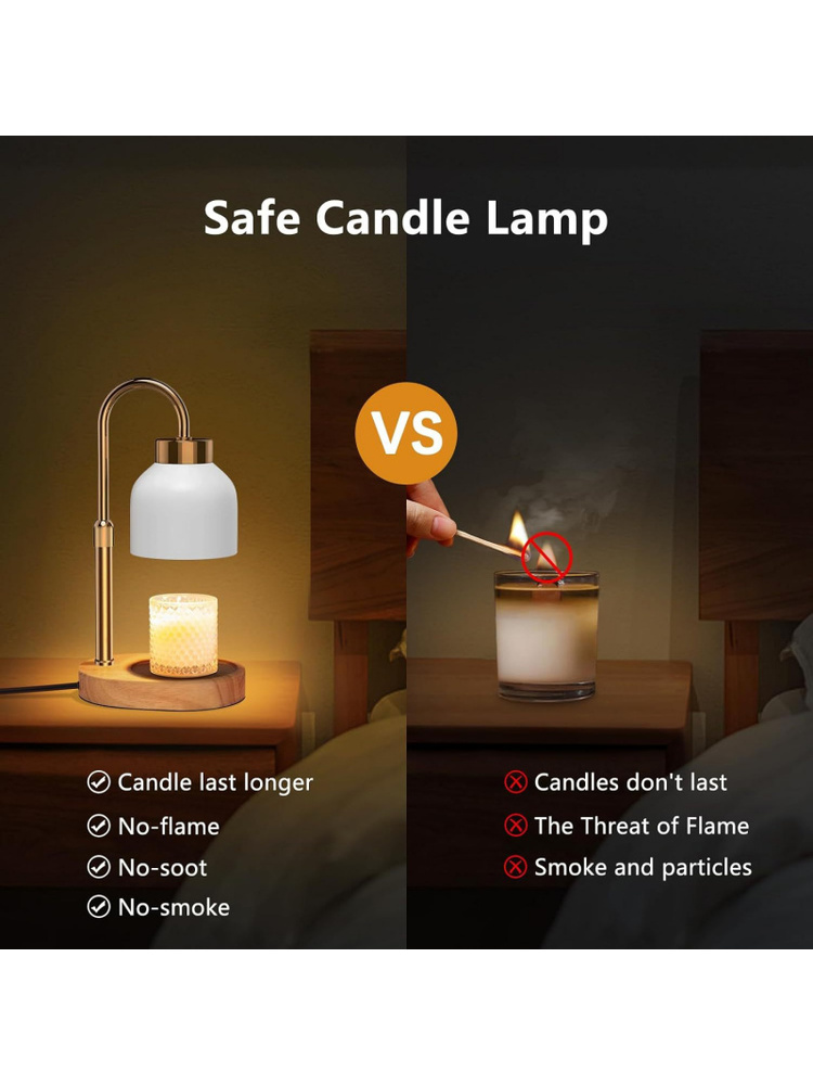 24H Timer Dimmable Candle Wax  - đánh giá và giá Wax Melts