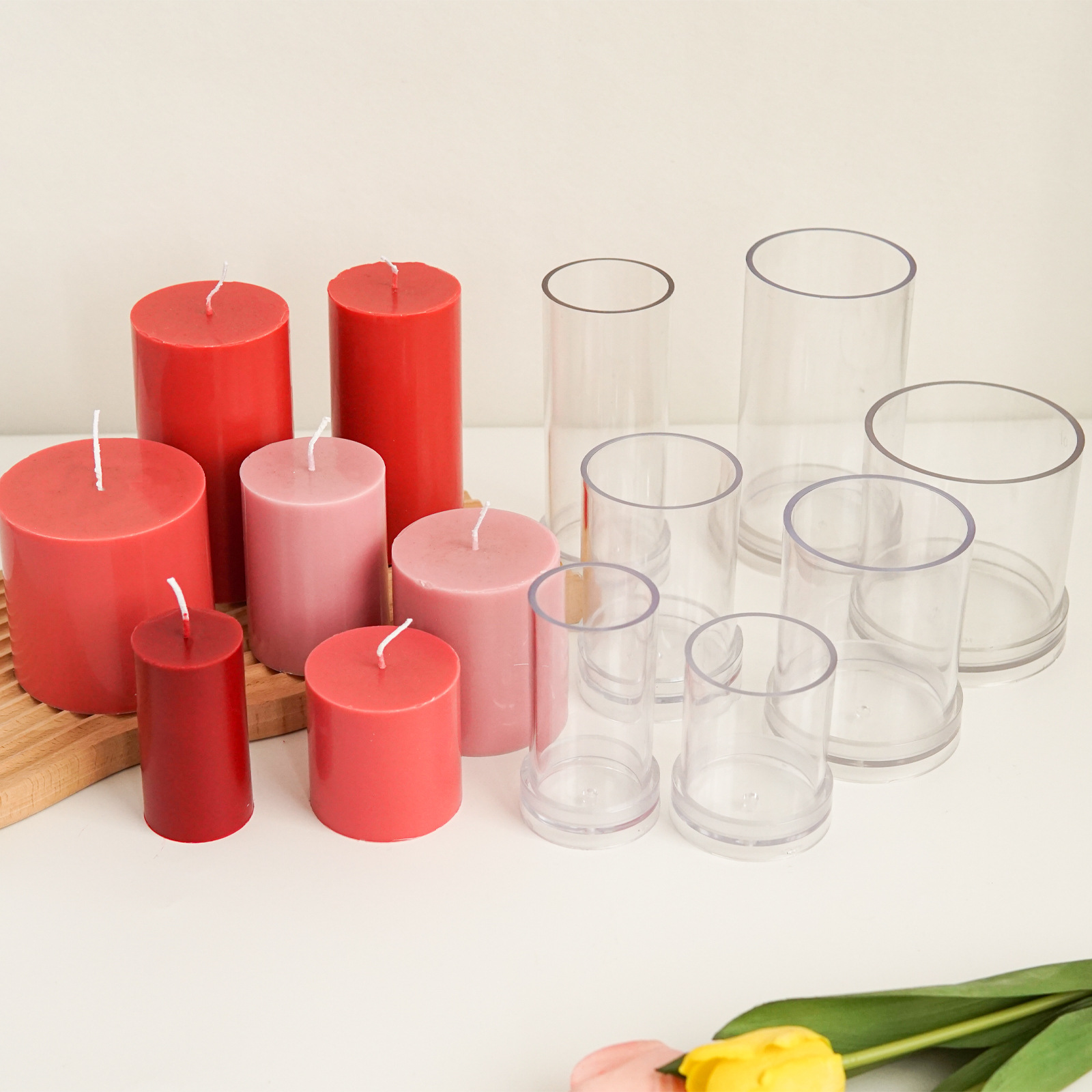 Khác Nhau 3D Hình Trụ Xông Khu - đánh giá và giá Candle Making Kit