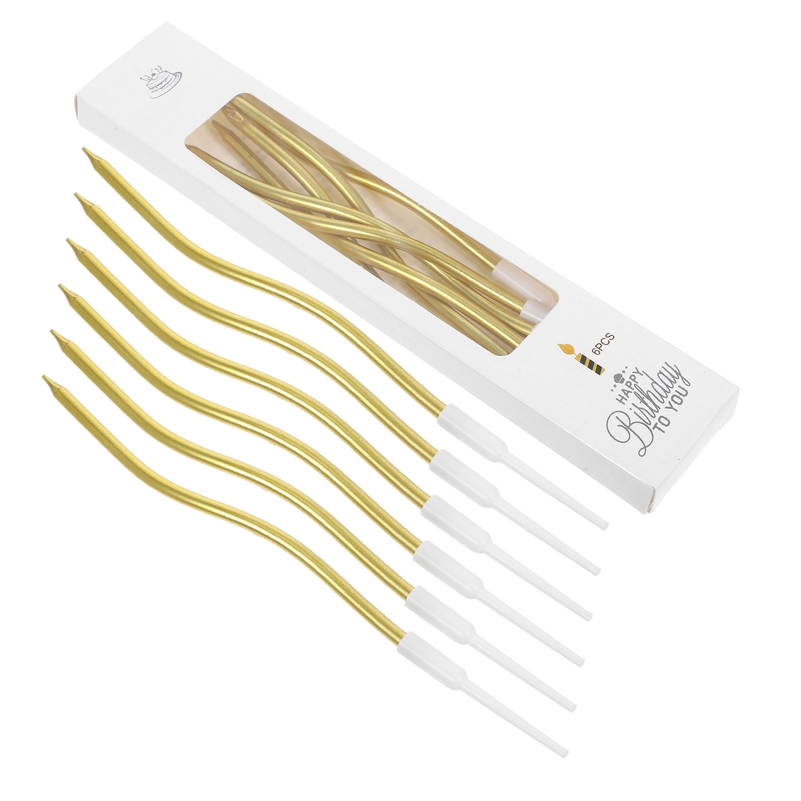 72Pcs Spiral Birthday Candles  - đánh giá và giá Paraffin Wax